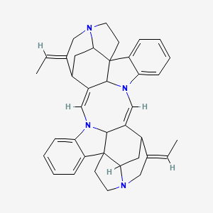 molecular formula C38H40N4 B1234722 Bisnordihydrotoxiferine CAS No. 24163-58-4