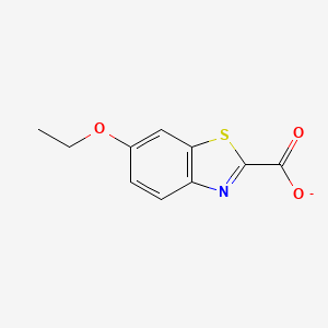 molecular formula C10H8NO3S- B12347228 6-Ethoxy-1,3-benzothiazole-2-carboxylate 