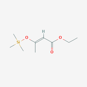 2-Butenoic acid, 3-[(trimethylsilyl)oxy]-, ethyl ester