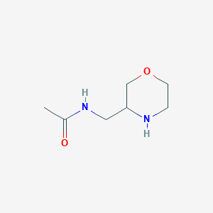 molecular formula C7H14N2O2 B12347255 N-(morpholin-3-ylmethyl)acetamide 