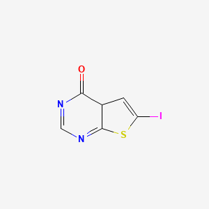 molecular formula C6H3IN2OS B12347265 6-iodo-4aH-thieno[2,3-d]pyrimidin-4-one 