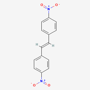 molecular formula C14H10N2O4 B1234727 4,4'-二硝基芪 CAS No. 619-93-2