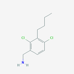 (3-Butyl-2,4-dichlorophenyl)methanamine