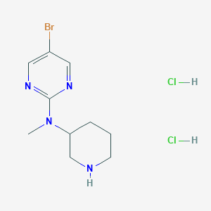 5-bromo-N-methyl-N-(piperidin-3-yl)pyrimidin-2-amine dihydrochloride