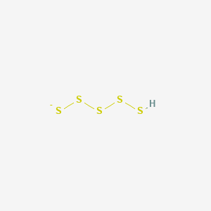 molecular formula HS5- B1234734 Pentasulfanide 