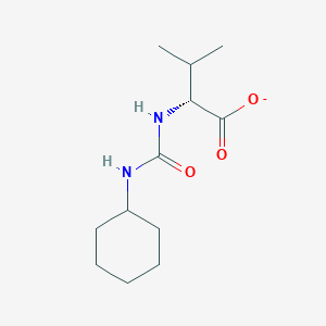 (2R)-2-(cyclohexylcarbamoylamino)-3-methylbutanoate