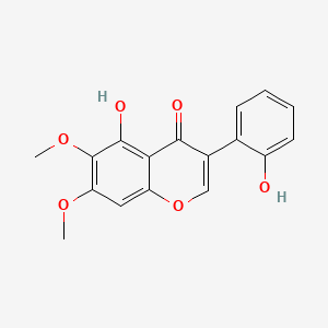 molecular formula C17H14O6 B1234737 Irilin A CAS No. 132915-49-2