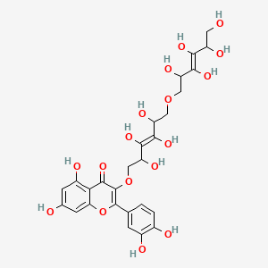 molecular formula C27H30O17 B1234738 Heliosin CAS No. 72746-38-4