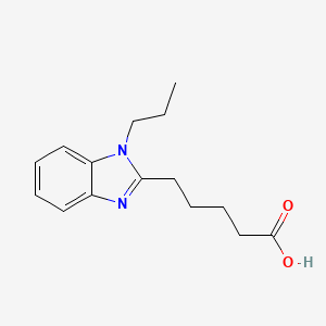 5-(1-propyl-1H-benzimidazol-2-yl)pentanoic acid