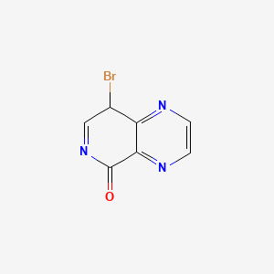 molecular formula C7H4BrN3O B12347421 8-bromo-8H-pyrido[3,4-b]pyrazin-5-one 