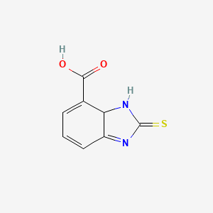 2-Sulfanylidene-3,3a-dihydrobenzimidazole-4-carboxylic acid