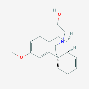 molecular formula C19H27NO2 B1234746 d-3-Methoxy-N-hydroxyethyl morphinan CAS No. 65115-01-7
