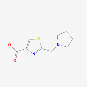 2-(Pyrrolidin-1-ylmethyl)-1,3-thiazole-4-carboxylate