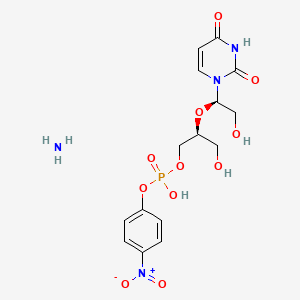 molecular formula C15H21N4O11P B1234747 2',3'-Secouridine 4-nitrophenyl 5'-phosphate CAS No. 110238-02-3