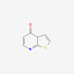 molecular formula C7H5NOS B12347485 3aH-thieno[2,3-b]pyridin-4-one 