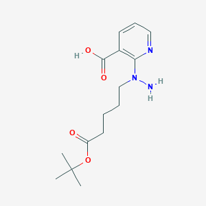 molecular formula C15H23N3O4 B12347531 2-(4-Boc-amino-butylamino)-nicotinic acid 