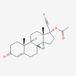 Pregn-4-en-20-yn-3-one,17-(acetyloxy)-, (17a)-(9CI)