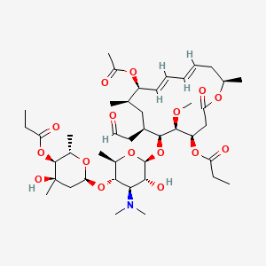 molecular formula C43H69NO16 B1234756 9-Acetylmidecamycin CAS No. 35457-78-4