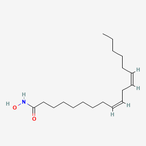 molecular formula C18H33NO2 B1234757 (9Z,12Z)-N-羟基十八-9,12-二烯酰胺 CAS No. 29204-26-0
