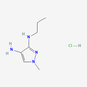 1-methyl-N~3~-propyl-1H-pyrazole-3,4-diamine