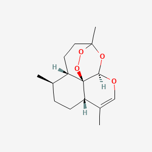 molecular formula C15H22O4 B1234763 Anhydrodehydroartemisinin 