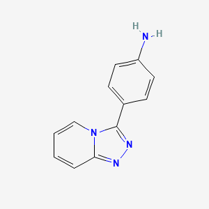 4-([1,2,4]Triazolo[4,3-a]pyridin-3-yl)aniline