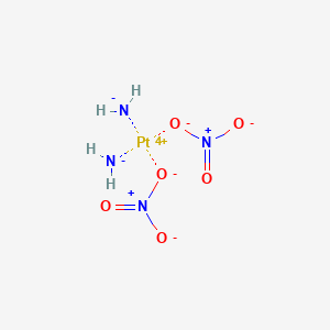 molecular formula H4N4O6Pt B12347690 Pt (N H3)2 (N O3)2 