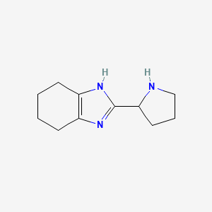 2-(pyrrolidin-2-yl)-4,5,6,7-tetrahydro-1H-1,3-benzodiazole