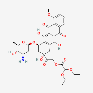 molecular formula C33H39NO14 B1234773 去甲柔比星 CAS No. 66211-92-5