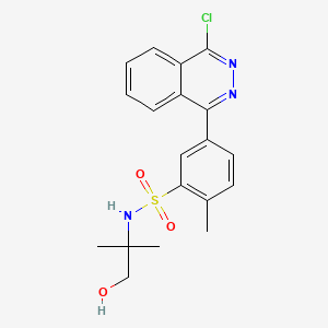 5-(4-chlorophthalazin-1-yl)-N-(1-hydroxy-2-methylpropan-2-yl)-2-methylbenzenesulfonamide