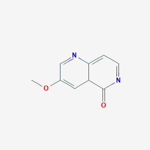 molecular formula C9H8N2O2 B12347774 3-methoxy-4aH-1,6-naphthyridin-5-one 