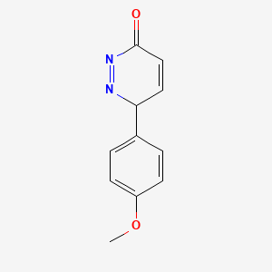 molecular formula C11H10N2O2 B12347787 3-(4-methoxyphenyl)-3H-pyridazin-6-one 