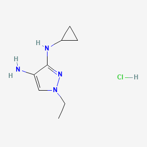 N~3~-cyclopropyl-1-ethyl-1H-pyrazole-3,4-diamine