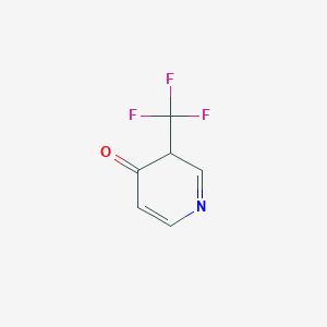 molecular formula C6H4F3NO B12347797 3-(trifluoromethyl)-3H-pyridin-4-one 