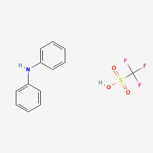 N-phenylaniline;trifluoromethanesulfonic acid