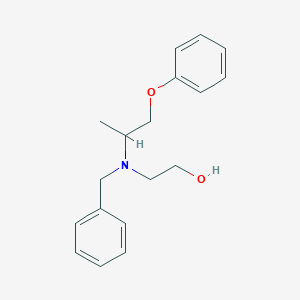 molecular formula C18H23NO2 B123479 2-[Benzyl(1-methyl-2-phenoxyethyl)amino]ethanol CAS No. 101-45-1