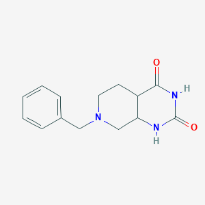 7-Benzyl-1,4a,5,6,8,8a-hexahydropyrido[3,4-d]pyrimidine-2,4-dione