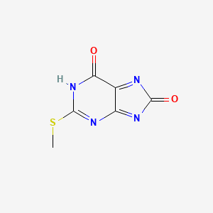 2-methylsulfanyl-1H-purine-6,8-dione