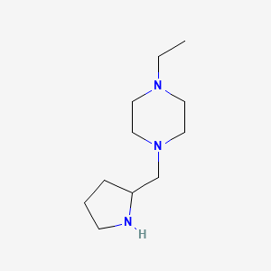 1-Ethyl-4-(pyrrolidin-2-ylmethyl)piperazine