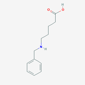 molecular formula C12H17NO2 B12348055 5-(Benzylamino)pentanoic acid 