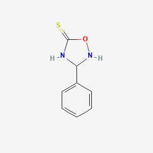 1,2,4-Oxadiazole-5(2H)-thione, 3-phenyl-