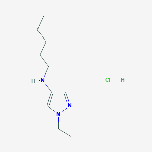 1-ethyl-N-pentylpyrazol-4-amine;hydrochloride