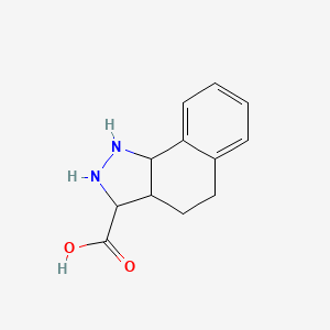 2,3,3a,4,5,9b-hexahydro-1H-benzo[g]indazole-3-carboxylic acid