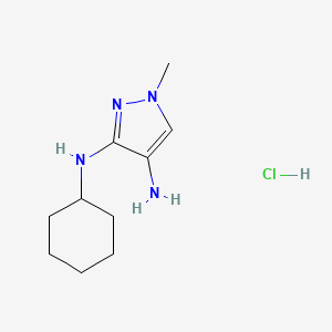 N~3~-cyclohexyl-1-methyl-1H-pyrazole-3,4-diamine