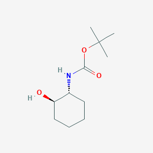 molecular formula C11H21NO3 B123482 叔丁基((1R,2R)-2-羟基环己基)氨基甲酸酯 CAS No. 155975-19-2