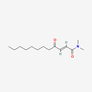 N,N-Dimethyl-4-oxo-2-dodecenamide