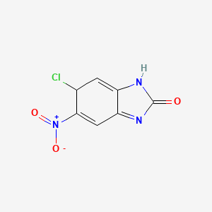 6-Chloro-5-nitro-1,6-dihydrobenzimidazol-2-one