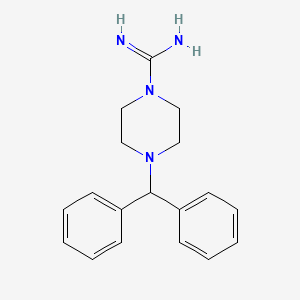 4-(Diphenylmethyl)piperazine-1-carboximidamide