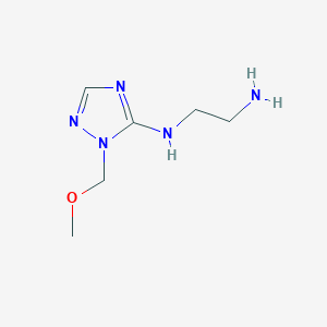 N-[1-(methoxymethyl)-1H-1,2,4-triazol-5-yl]ethane-1,2-diamine