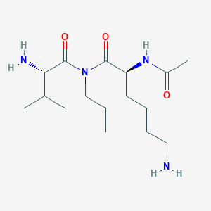 (S)-1-((S)-2-Acetamido-6-aminohexanoyl)-N-((S)-1-amino-3-methyl-1-oxobutan-2-yl)pyrrolidine-2-carboxamide